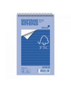 SILVINE ENVRION SHORTHAND NOTEBOOK 127X203MM (PACK OF 10) FSC160