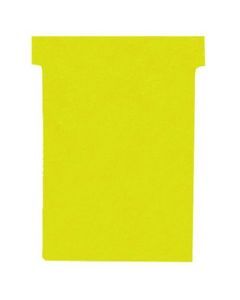 NOBO T-CARD SIZE 4 112 X 180MM YELLOW (PACK OF 100) 2004004