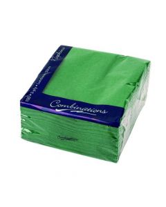 COMBINATIONS NAPKIN 330MM X 330MM FOREST GREEN (PACK OF 100 NAPKINS) 3324FGCOM