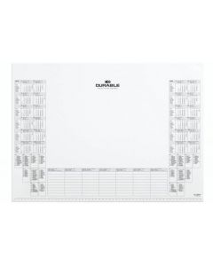 DURABLE REFILL CALENDAR PAD, 59 X 42, WHITE, PACK OF 1