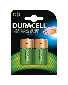 DURACELL C RECHARGEABLE NIMH BATTERIES (PACK OF 2) 75052458