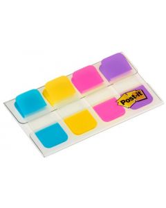 POST-IT INDEX STRONG FLAGS SMALL SIZE 4X10MM REF 676-AYPV [PACK OF 40 FLAGS]