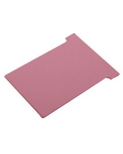 NOBO T-CARD SIZE 2 48 X 85MM PINK (PACK OF 100) 32938905