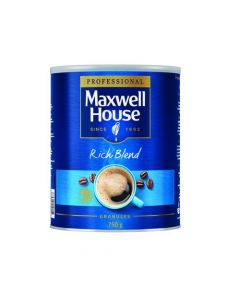 MAXWELL HOUSE COFFEE GRANULES 750G TIN RICH BLEND 64985