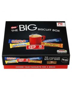 NESTLE BIG BISCUIT BOX (INCLUDES: BREAKAWAY, KIT KAT, TOFFEE CRISP, YORKIE, BLUE RIBAND) 12313923