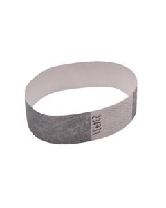 ANNOUNCE WRIST BAND 19MM SILVER (PACK OF 1000) AA01838