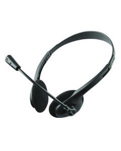 TRUST PRIMO CHAT HEADSET FOR PC AND LAPTOP (REMOTE INLINE VOLUME CONTROL FOR SPEAKERS) 21665