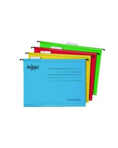 REXEL CLASSIC SUSPENSION FILES A4 ASSORTED (PACK OF 10 FILES) 2115585