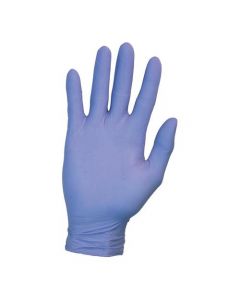 EXAMINATION GLOVES POWDER-FREE NITRILE LATEX-FREE TEAR-RESISTANT LARGE BLUE [PACK 200]