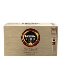 NESCAFE GOLD BLEND ONE CUP STICKS COFFEE SACHETS (PACK OF 200) 12151864
