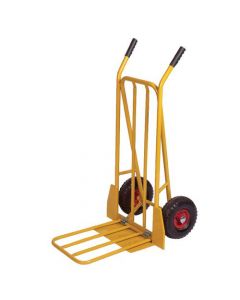 YELLOW GENERAL PURPOSE SACK TRUCK WITH FOLDING FOOTPLATE 382848