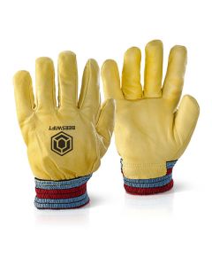 BEESWIFT FREEZER GLOVES ONE PIECE BACK YELLOW   (PACK OF 10)