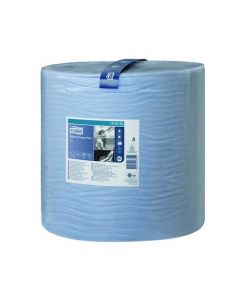 TORK W1 WIPING PAPER PLUS 2-PLY BLUE 130050 (PACK OF 1)