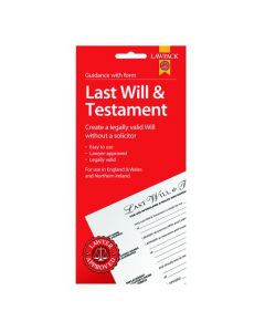LAW PACK LAST WILL AND TESTAMENT PACK (PACK OF 5) F320