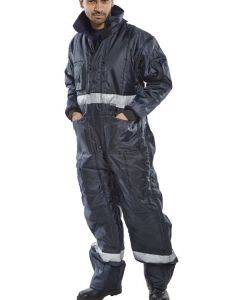 BEESWIFT COLDSTAR FREEZER COVERALL NAVY BLUE L (PACK OF 1)