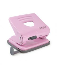 RAPESCO 825 2 HOLE METAL PUNCH CAPACITY 25 SHEETS CANDY PINK 1358  (PACK OF 1)