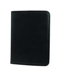 MONOLITH LEATHER LOOK ZIPPED RING BINDER A4 BLACK 2926 (PACK OF 1)