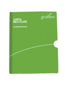 GRAFFICO RECYCLED CASEBOUND NOTEBOOK 160 PAGES A5 9100033 (PACK OF 1)