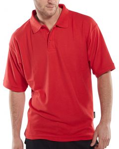BEESWIFT POLO SHIRT RED L (PACK OF 1)