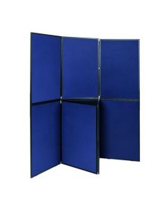 Q-CONNECT DISPLAY BOARD 7 PANEL BLUE/GREY DSP330517