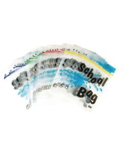 BDS MAXIGRIP SCHOOL BAG A4 CLEAR (PACK OF 40 BAGS) HEMSBA4