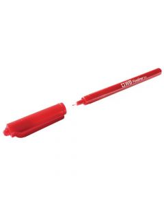 FINELINER 0.4MM RED PENS (PACK OF 10) WX25009