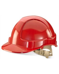 BEESWIFT COMFORT VENTED SAFETY HELMET RED  (PACK OF 1)