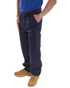 BEESWIFT TRADERS NEWARK TROUSERS NAVY BLUE 38T (PACK OF 1)