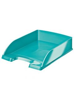 LEITZ WOW LETTER TRAY ICE BLUE REF 52260051  (PACK OF 1)