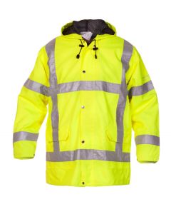 HYDROWEAR UITDAM SIMPLY NO SWEAT HIGH VISIBILITY WATERPROOF JACKET SATURN YELLOW 4XL (PACK OF 1)