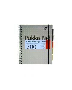 PUKKA PAD EXECUTIVE RULED WIREBOUND PROJECT BOOK A4 (PACK OF 3) 6970-MET