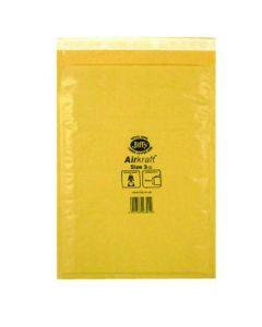 JIFFY AIRKRAFT BAG SIZE 3 220X320MM GOLD GO-3 (PACK OF 10) MMUL04604