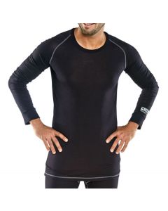 BEESWIFT BASE LAYER LONG SLEEVE VEST BLACK 2XL (PACK OF 1)