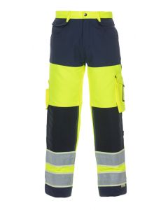 HYDROWEAR IDSTEIN HIGH VISIBILITY GLOW IN DARK TWO TONE TROUSER SATURN YELLOW / NAVY 40 (PACK OF 1)