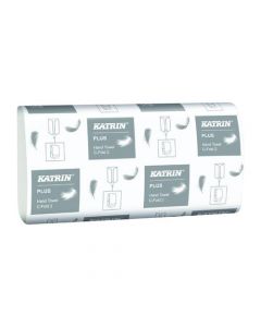 KATRIN C-FOLD PLUS HAND TOWELS 2-PLY WHITE (PACK OF 2400) 344388