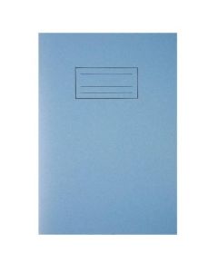 SILVINE EXERCISE BOOK RULED WITH MARGIN A4 BLUE (PACK OF 10) EX108