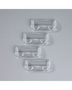 REXEL CRYSTALFILE PLASTIC SUSPENSION FILE TAB CLEAR (PACK OF 50 TABS) 78020