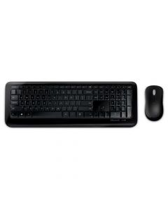 Microsoft 850 Keyboard and Mouse Desktop Combo Wireless Black Ref PY9-00019 (Pack of 1 Set)