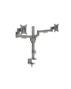 M200 DOUBLE MONITOR ARMS - SILVER