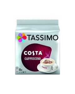 TASSIMO COSTA CAPPUCCINO COFFEE 280G CAPSULES (5 PACKS OF 8) 973546