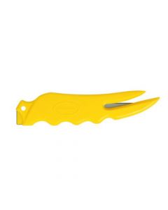 CRUZE YELLOW SAFETY TAPE/PACKING CUTTER (PACK OF 1)