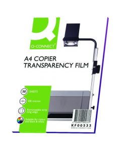 Q-CONNECT LASER COPIER OVER HEAD PROJECTION FILM (PACK OF 50) KF00533