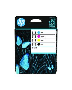 HP 912 CMYK ORIGINAL INK CARTRIDGE (PACK OF 4) 6ZC74AE