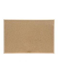 5 STAR ECO NOTICEBOARD CORK WITH PINE FRAME W1200XH900MM