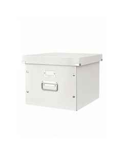 LEITZ CLICK AND STORE ARCHIVE BOX FOR A4 SUSPENSION FILES WHITE REF 60460001