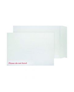 Q-CONNECT C4 ENVELOPES BOARD BACK PEEL AND SEAL 120GSM WHITE (PACK OF 125) KF3525