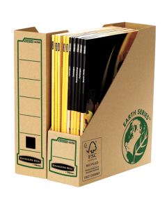 BANKERS BOX EARTH SERIES MAGAZINE FILE BROWN (PACK OF 20 FILES) 4470001