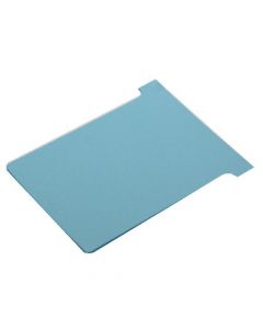NOBO T-CARD SIZE 2 48 X 85MM LIGHT BLUE (PACK OF 100) 2002006