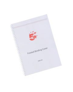 5 STAR OFFICE BINDING COVERS 300MICRON A4 FROSTED [PACK 100]