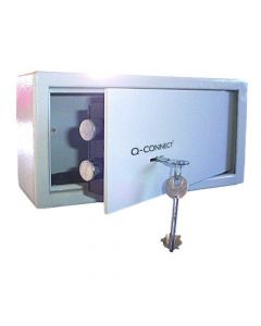 Q-CONNECT KEY-OPERATED SAFE 6 LITRE 150X200X200MM KF04387
